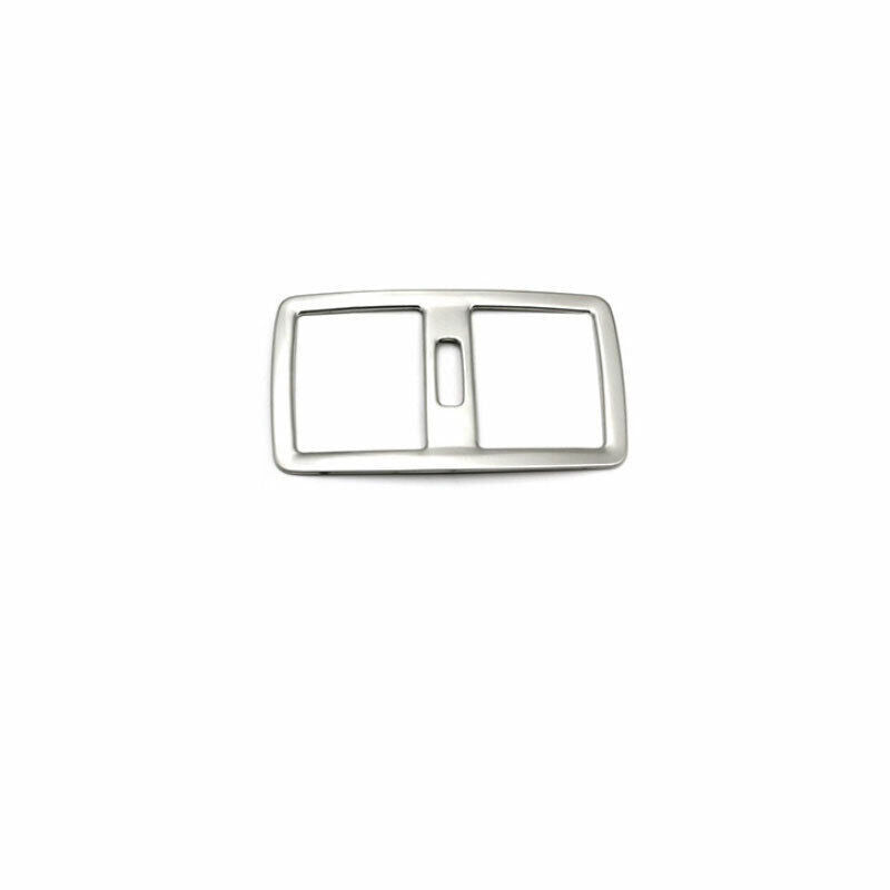 Matte Silver Inner Rear Air Outlet Vent Frame Trim Fit for BMW X1 F48 2016-2022