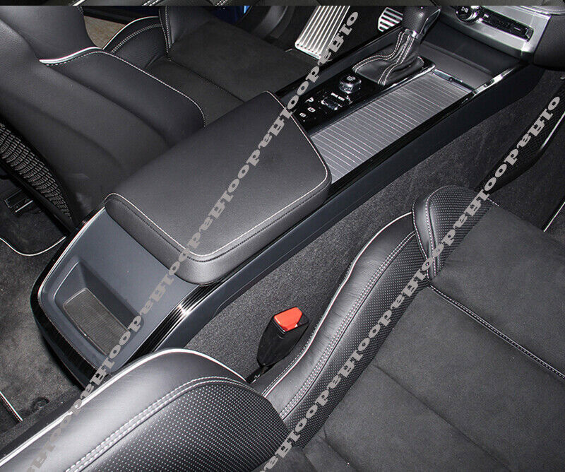 for Volvo S60 2019-23 Black titanium central console Gear shift panel Frame Trim