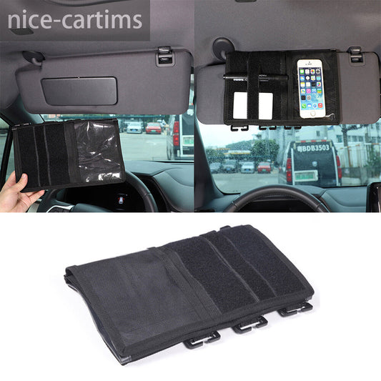 Left Sunvisor Multipurpose Storage Bag Pocket Organizer For Toyot@ for Sienna 2021+