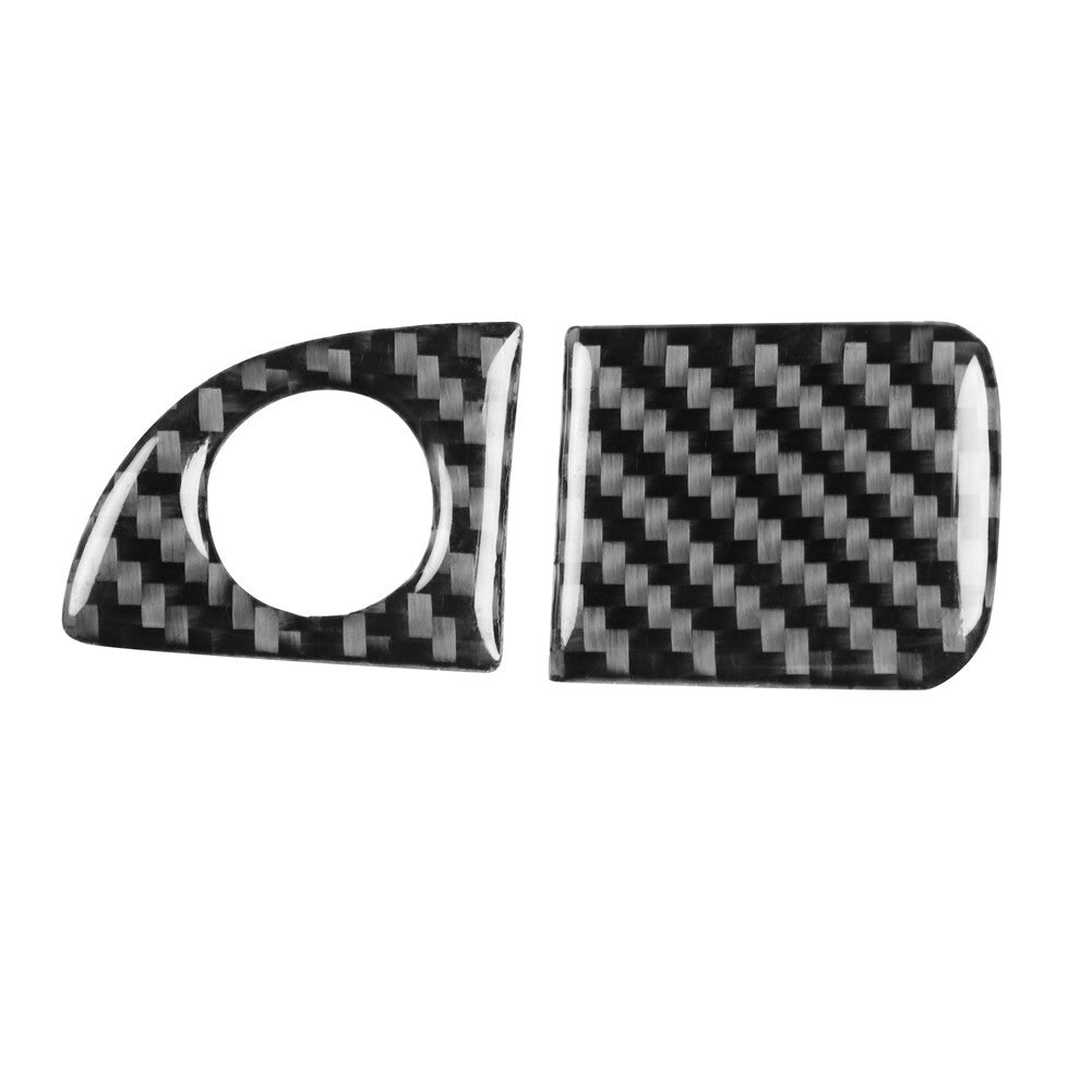 Passenger Storage Handle Trim Cover Carbon Fiber for Dodge for Challenger 2015-2020
