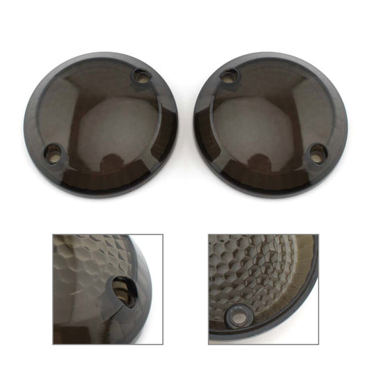2x Turn Signal Light Lens Cover for Suzuki Intruder 1400 VX800 Smoke Motorcycle
