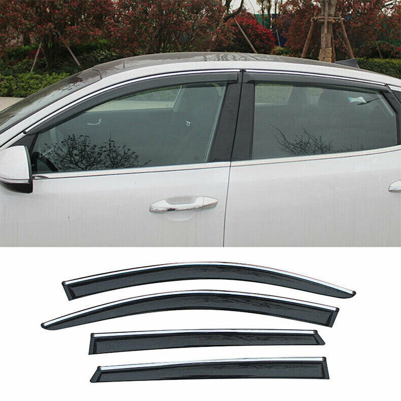 for Kia Optima 2016-20 Window Visor Vent Sun Shade Rain Guard Door Visor Trim 4x