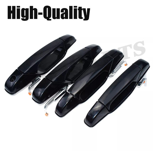 4-Piece Black Exterior Door Handles for Chevrolet Tahoe for GMC for Yukon for Cadillac for Escalade