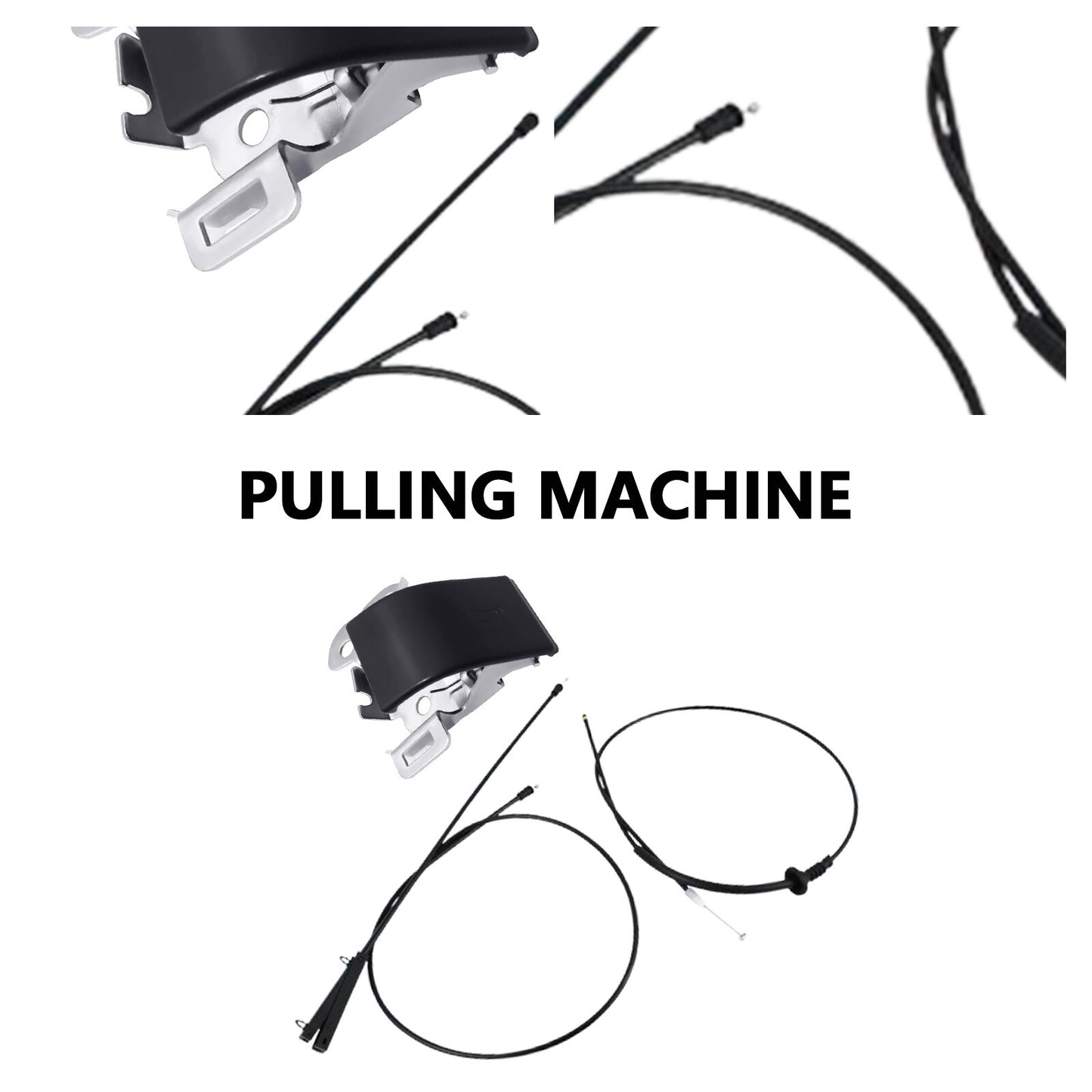 Range hood release handle + cable kit for 2007-2013 for Mini Cooper R55 R56 R57 models.