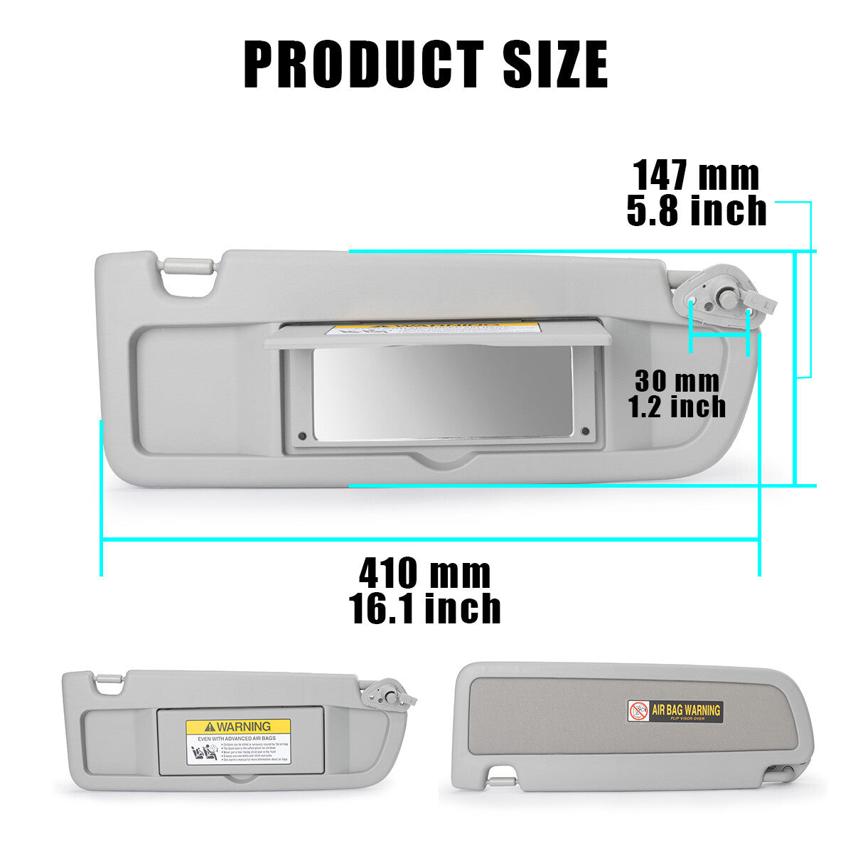 Front Right Side Sun Visor 83230-SNA-A01ZC For 2006-2012 for Honda for Civic FD Sedan AU