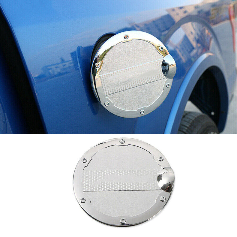 for Ford F150 F-150 2015-2020 Chrome Car Door Fuel Tank Gas Cap Cover Trim Decor