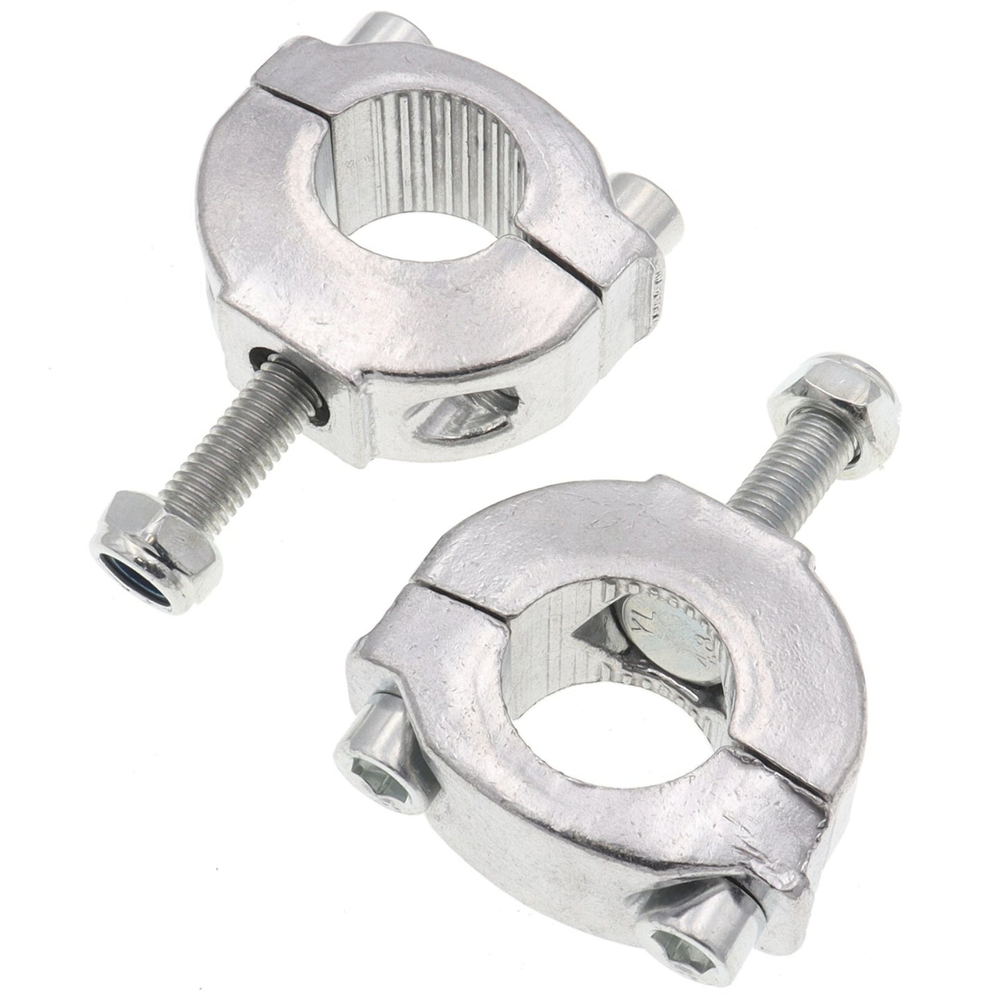 Motorcyle 22mm Handlebar Bar Risers Mount Bracket Clamp Taper 2 Strok Dirt Bike