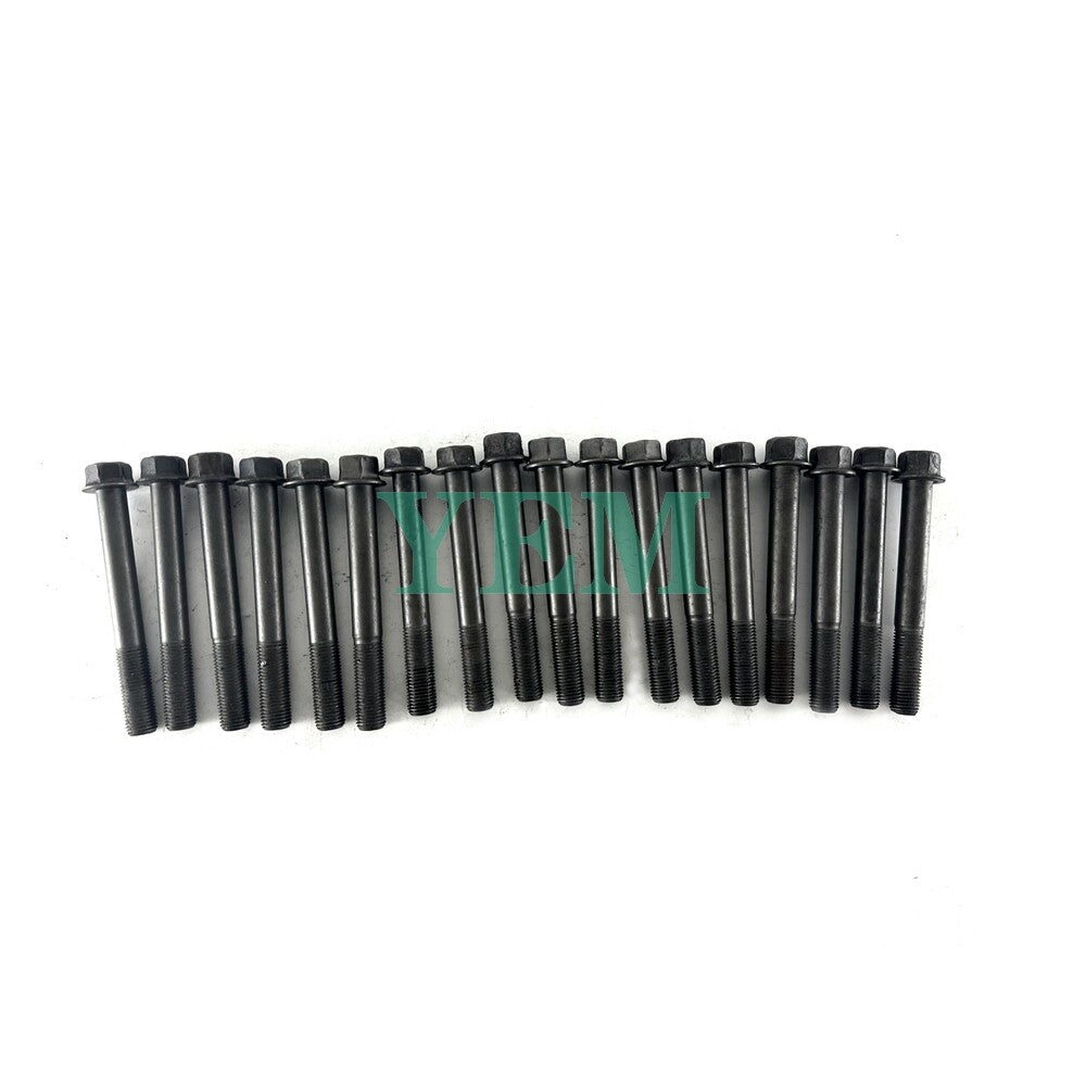 1 Set Engine Head Bolt 18pcs For Yanmar 4TNE92 Engine 4TNE92 Cylinder Head Bolt