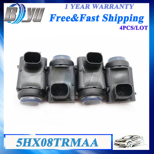 4Parking Sensor 5HX08TRMAA 3 Pins Front PDC Ultrasonic for Jeep Grand Cherokee