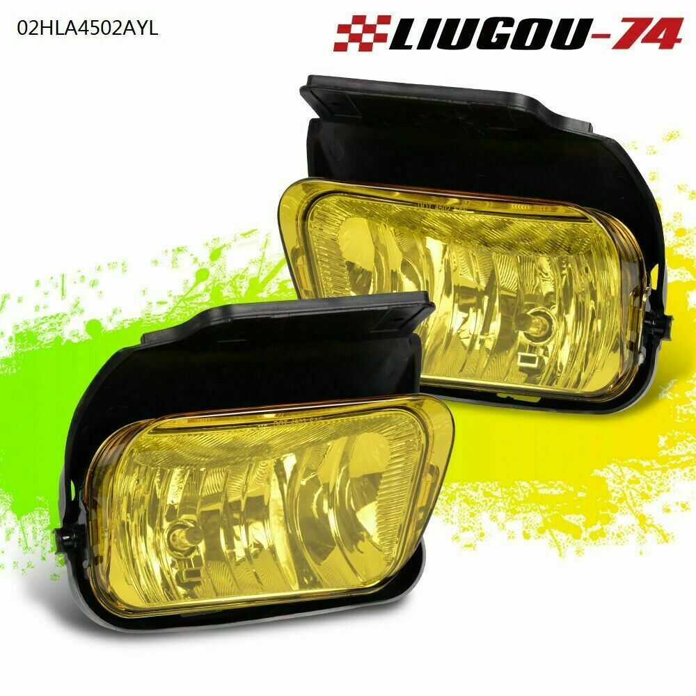 Yellow fog lights with bulbs are suitable for 2003-06 for Chevrolet Silverado Avalanche.
