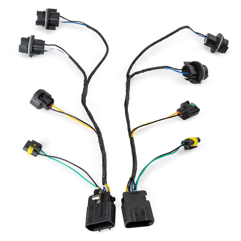 2PCS Headlamp Wiring Harness Fits for Chevrolet Silverado 3500 2008-2014 645-745