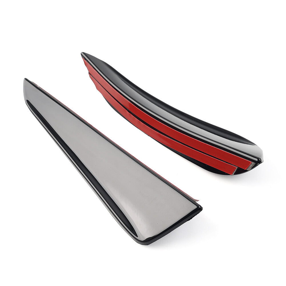 Front Bumper Lip Splitter Side Spoiler for Mercedes-Benz A Class 23-24 Glossy Bk