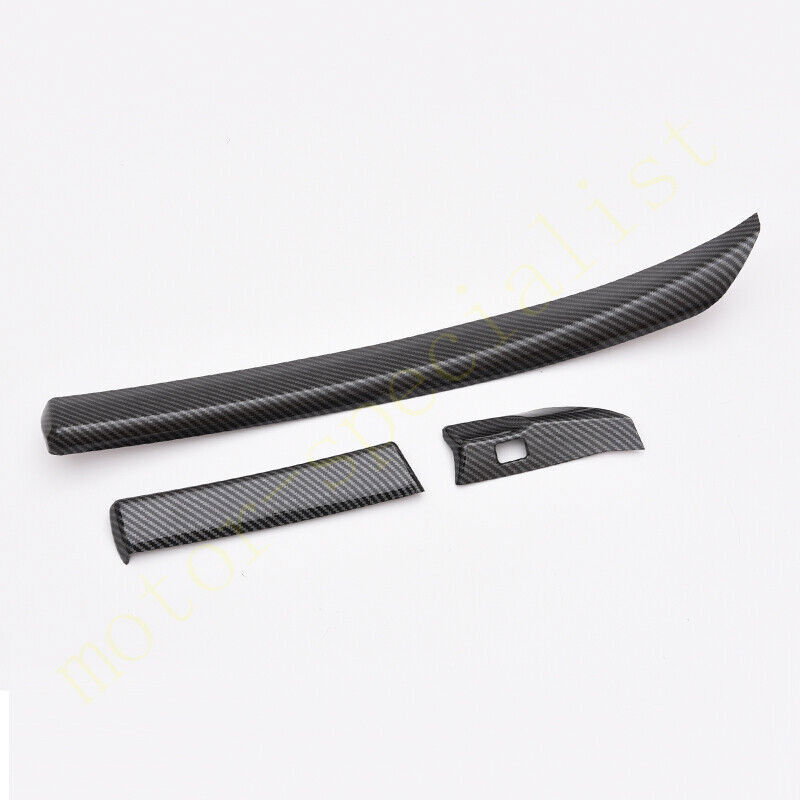 for Honda Accord 8th 2008-2012 Carbon Fiber Central Console Dashboard Strip Trim