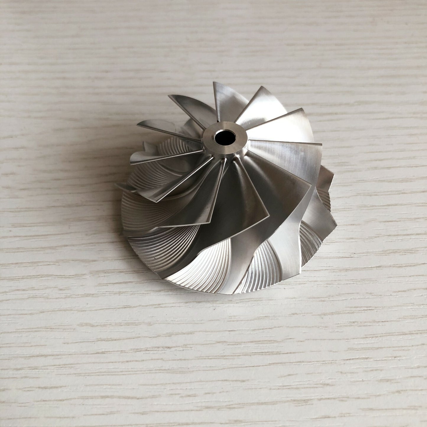 B03G reverse 53.90/67.00mm 11+0 blades performance billet compressor wheel
