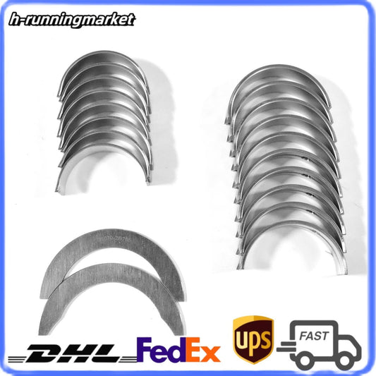 STD Kit Crankshaft Main  Rod Bearing w/ Thrust Washer for 12-19 Rio Accent 1.6L