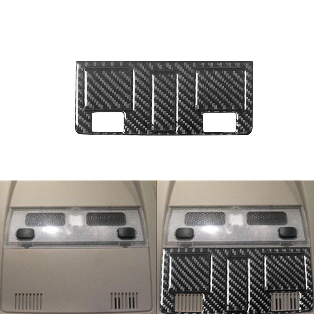 2Pcs Carbon Fiber Sunroof Button Cover Trim For Silverado/tahoe/ for sierra 2007-2014