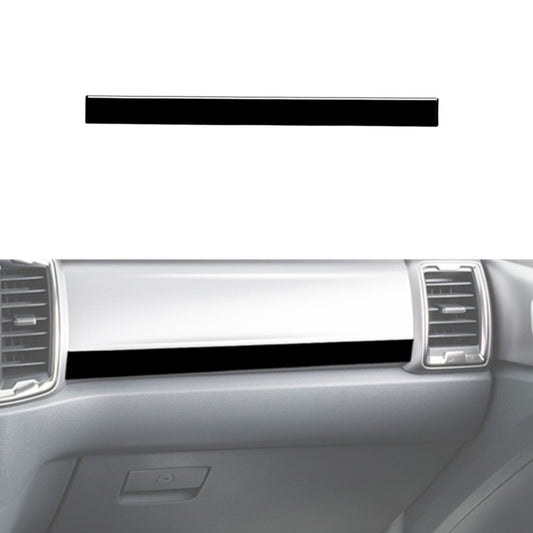 Glossy Black Passenger Dashboard Strip Cover Trim for Ford Ranger 2019-2022