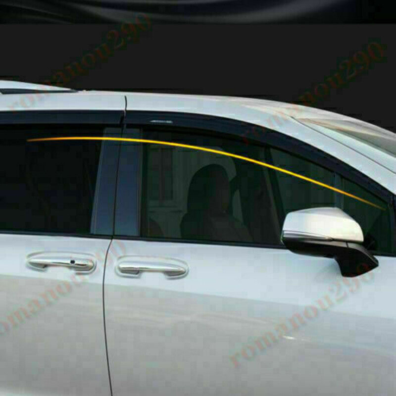 for Toyota for SIENNA 2021-23 Black window visor sun guard rain deflector Vent Shade