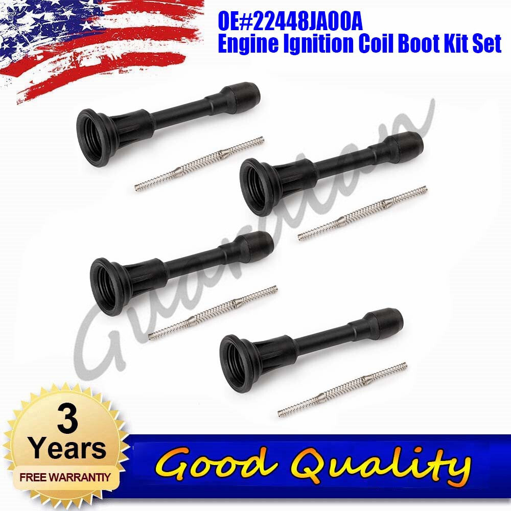 4-piece 22448JA00A engine ignition coil starter kit for Nissan Versa Sentra Rogue Cube