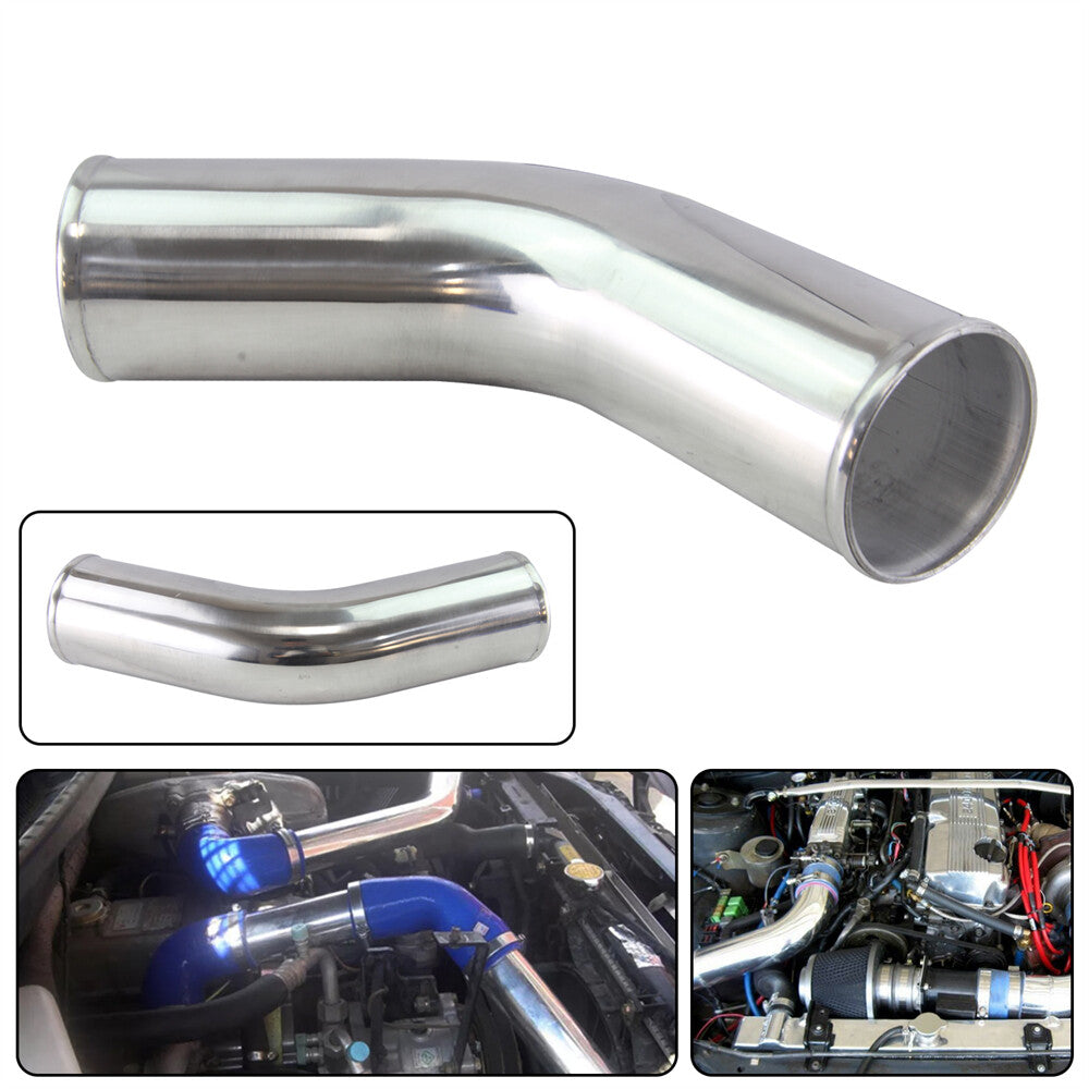 45 Degree 70mm 2.75 inch Aluminum Intercooler Intake Pipe Piping Tube Hose
