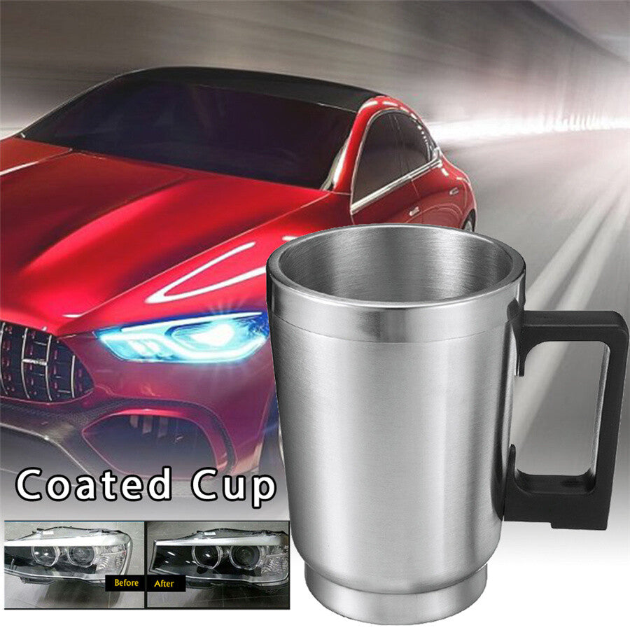 Car Headlight Lens Restoration Repair Kit Atomized Heating Cup Cigarette Lighter