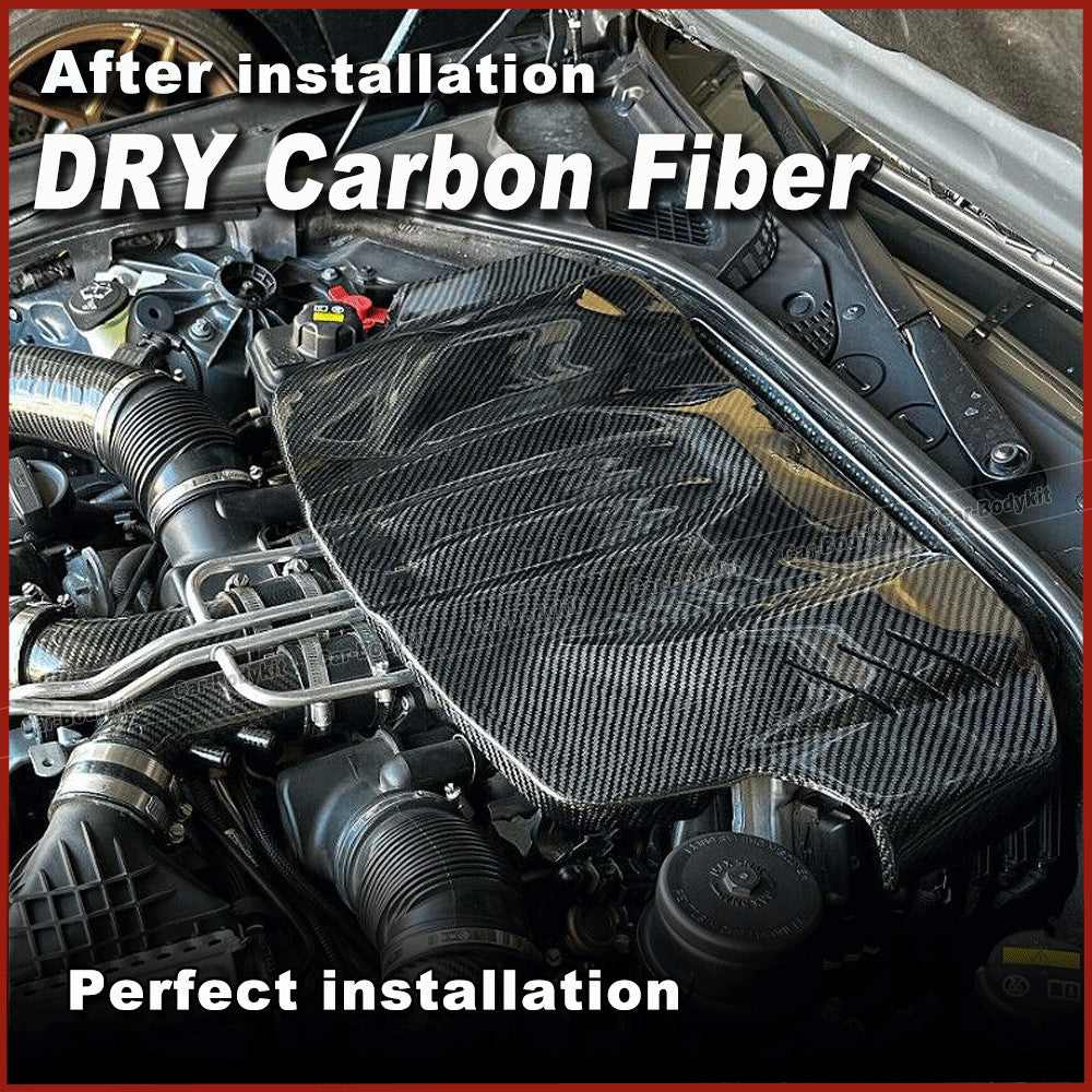 Fit for BMW F10 M5 F06 F12 F13 M6 2012-2019 DRY CARBON Engine Valve Cover Trim
