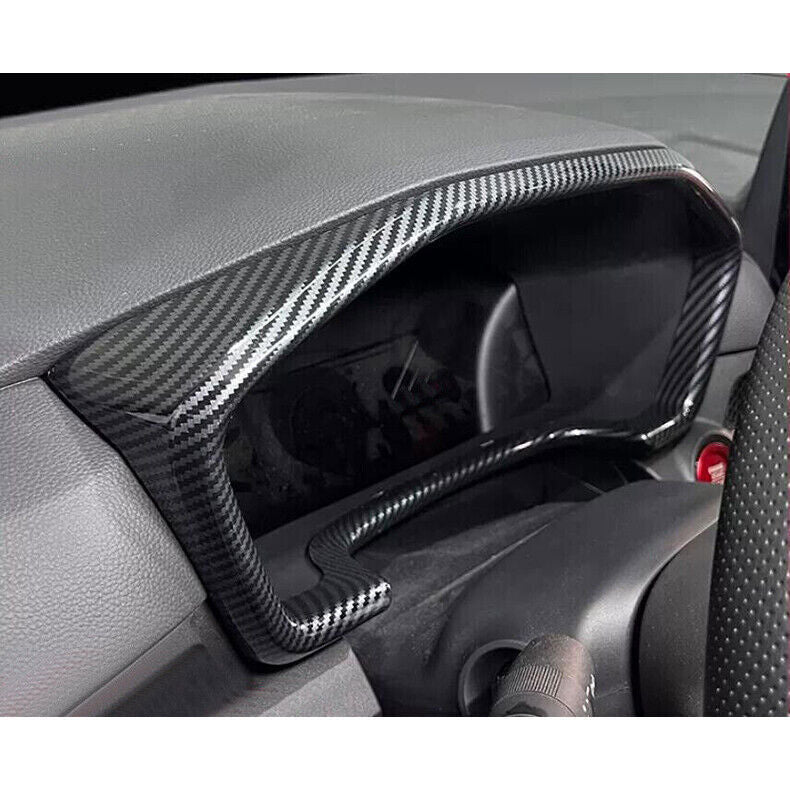 for Honda CR-V CRV 2023-2024 Carbon Fiber Instrusment Dashboard Frame Cover ABS