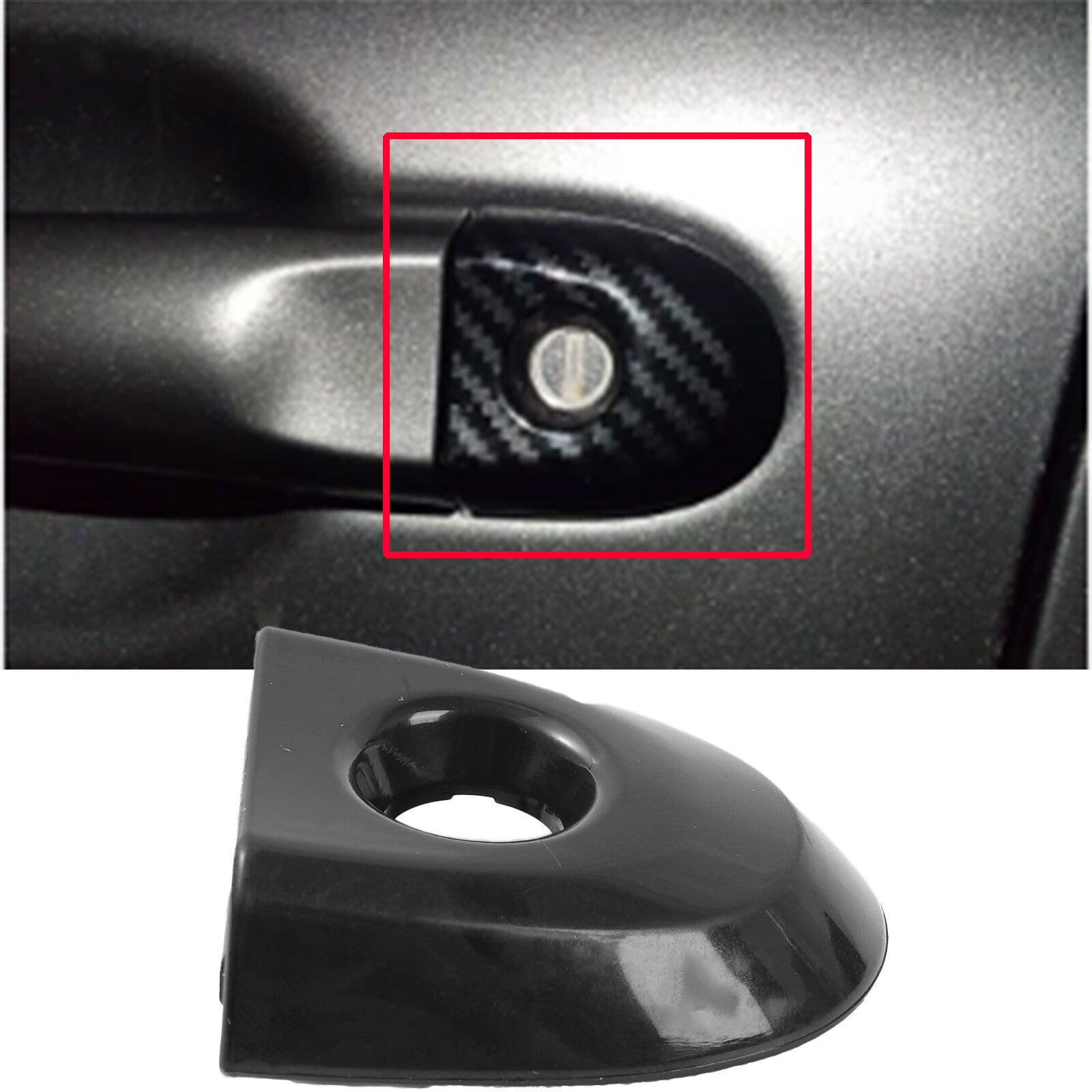 Compatible with for Nissan Micra K13 Front Left Door Handle Keyhole Cover