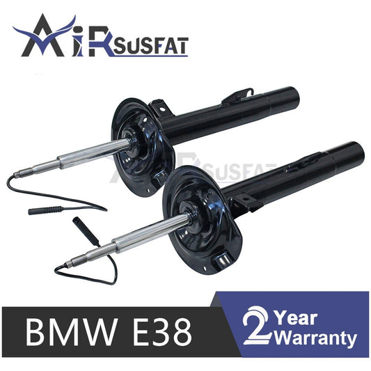Pair for BMW E38 740i 740iL 750iL 7er Front Suspension Strut W/EDC 1995-2001