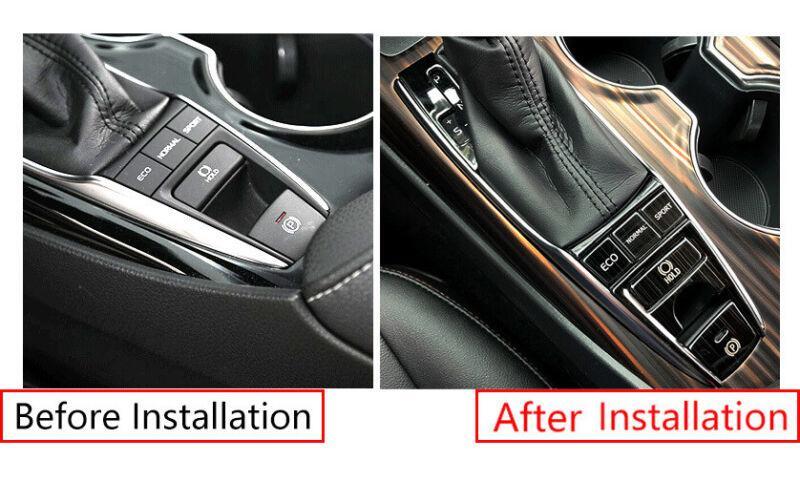 for Toyota for Camry 2018-2022 Steel Carbon Fiber Central Console Gear Shift Cover