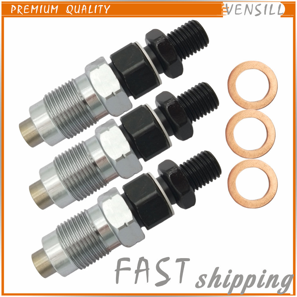 3Pcs Fuel Injector 49033-1058 for Kawasaki Mule 2510 3010 KAF950A KAF950B Diesel