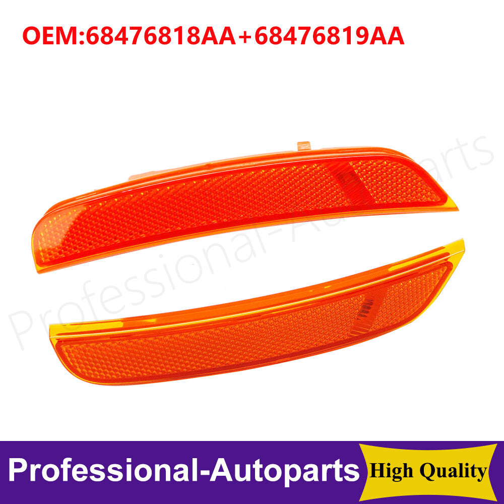 One pair of front left and right bumper side marker lights applicable to 2021-2023 for Dodge Durango