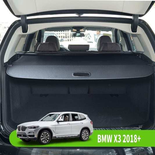 for BMW X3 2018-2023 Parcel Shelf Load Cargo Cover Luggage Black Blind Shield