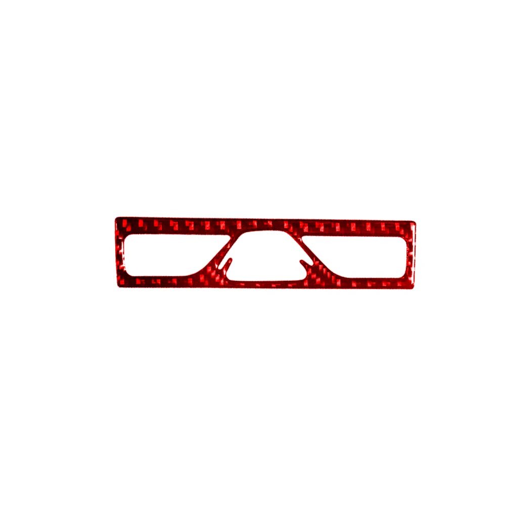 Red for Seat Button Frame Trim Type B Cover Carbon Fiber for Chevy Impala 2014-2020