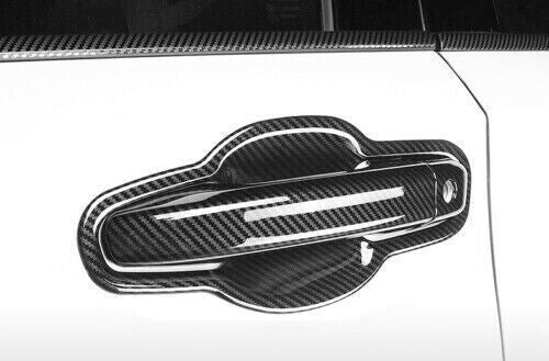8P Carbon Fiber Exterior Side Door Bowl Cover Trim for Chevrolet Malibu 2016-24