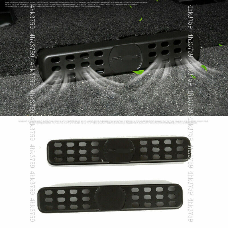 2X for Jaguar F-PACE 2016-2020 Front for Seat Rear Air Vent Cover Grilles Dust Cover