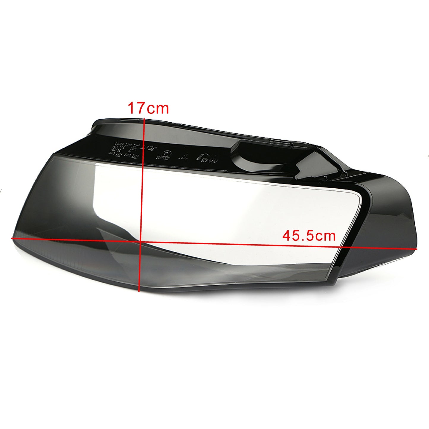 For 2009-12 for Audi for A4 B8 Headlamp Cover Headlight Lens Cover Pair Front Left Right