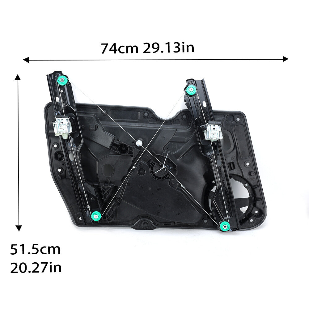 for VW for Golf MK6 09-12 Window Regulator With Plate Without Motor Front Right 5K0837462