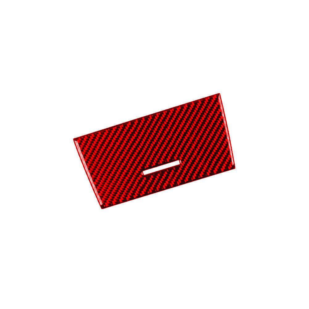 Red Carbon Fiber Interior Below Climate Control Cover Trim for Acura TSX 2009-14