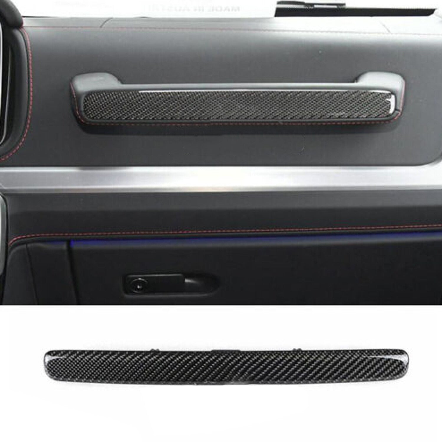 8X Replace Real Carbon Fiber Interior Console Trim Cover For 4.0L for Benz W464 New