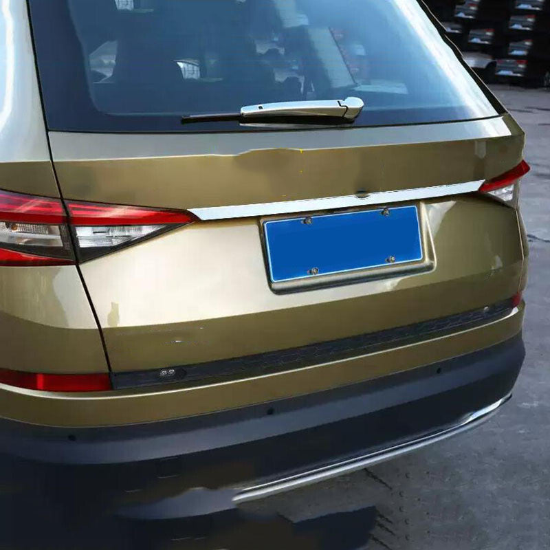 for Skoda Kodiaq 2017-2021 Stainless Rear Trunk Tailgate Boot Grab Trim Cover