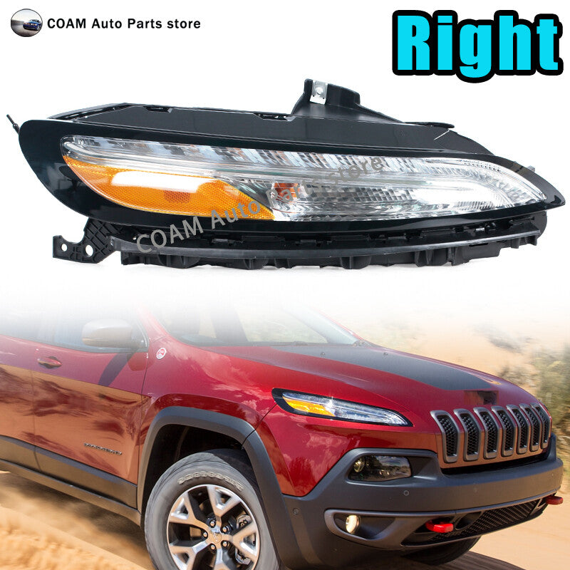 for Jeep Cherokee 2014 - 2018: Headlights, turn signals
