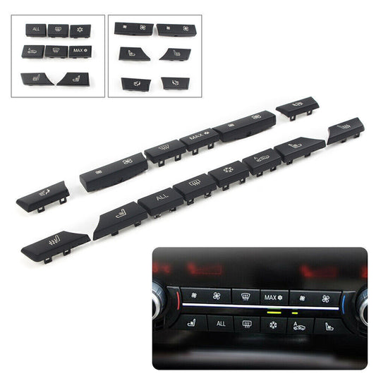 for BMW F07 F10 F11 61319313924 14 Button Key Caps Re2x A/C Heater Switch