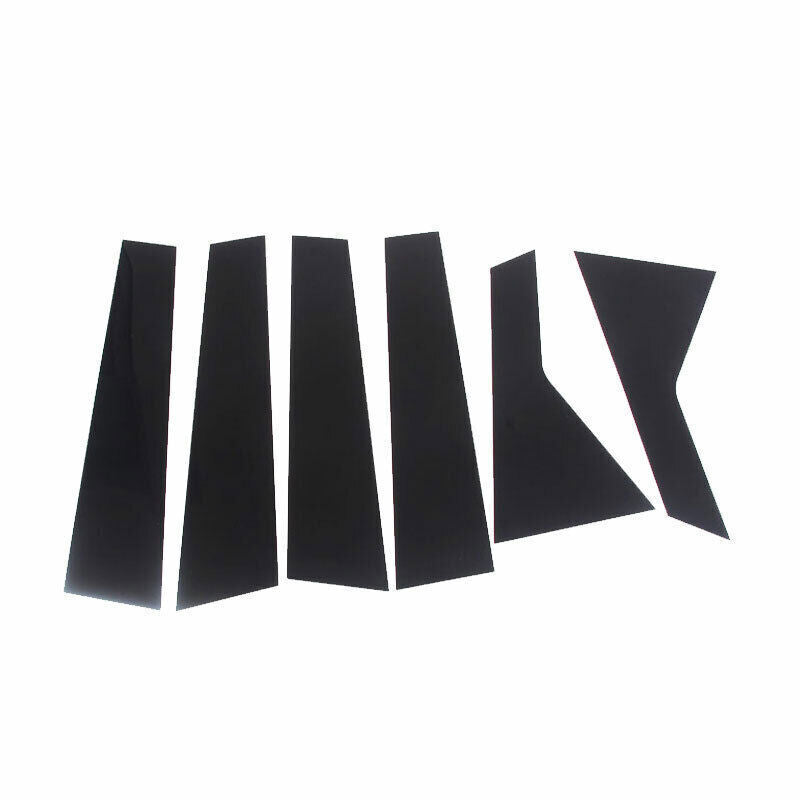 6P Gloss Black Outer Window BC-Pillar Panel Decor for Ford Escape Kuga 2020-2023