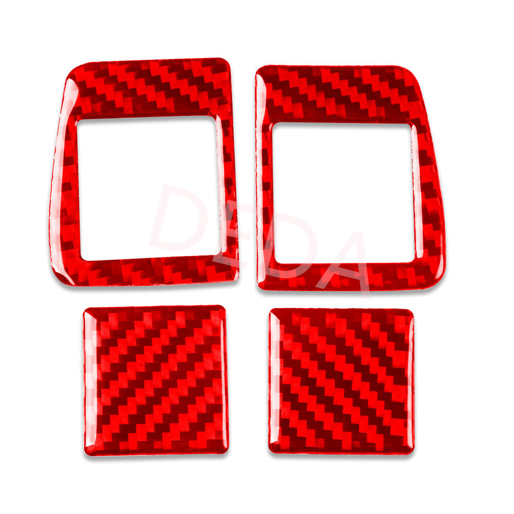 Red Carbon for Seat Memory Button Switch Trim for Land Rover Discovery Sport 2015-19