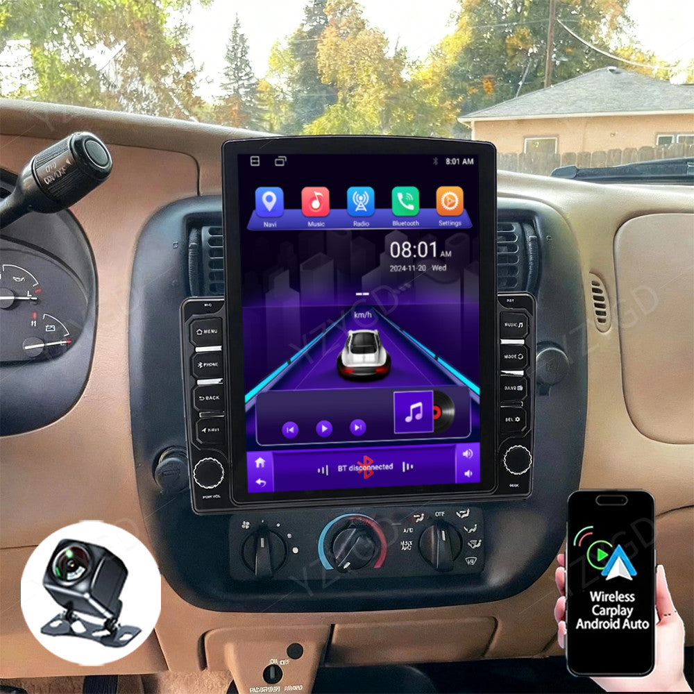 Android Auto Carplay for Ford Ranger 1998-2006 Car Stereo Radio GPS Navi Screen