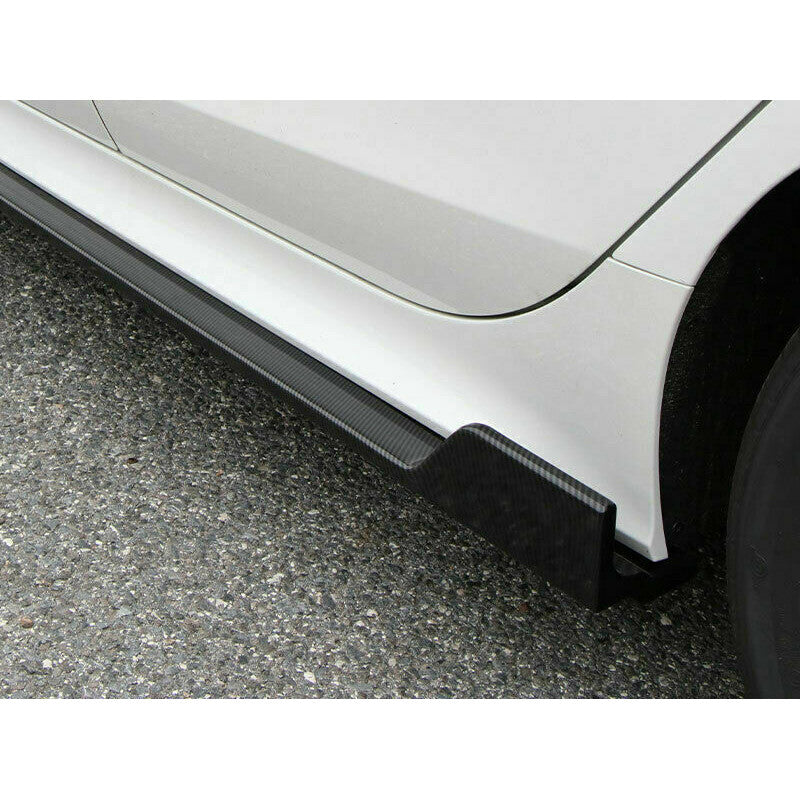 for Honda for Civic 2022-2023Carbon Fiber Side Skirts Extension Spoiler Lip Splitter