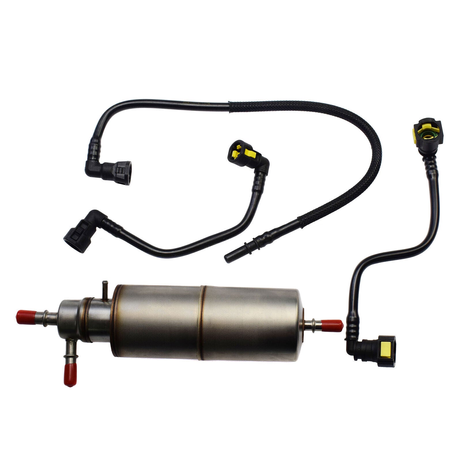 Fuel Filter W/ 3PCS Fuel Lines For 1998-03 for Mercedes ML320 ML430 ML55 1634770701