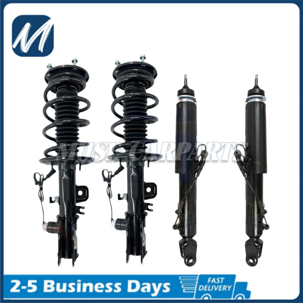 4X for Jaguar XF RWD 2009-2015 Front Rear Shock Struts Assembly Without Electric