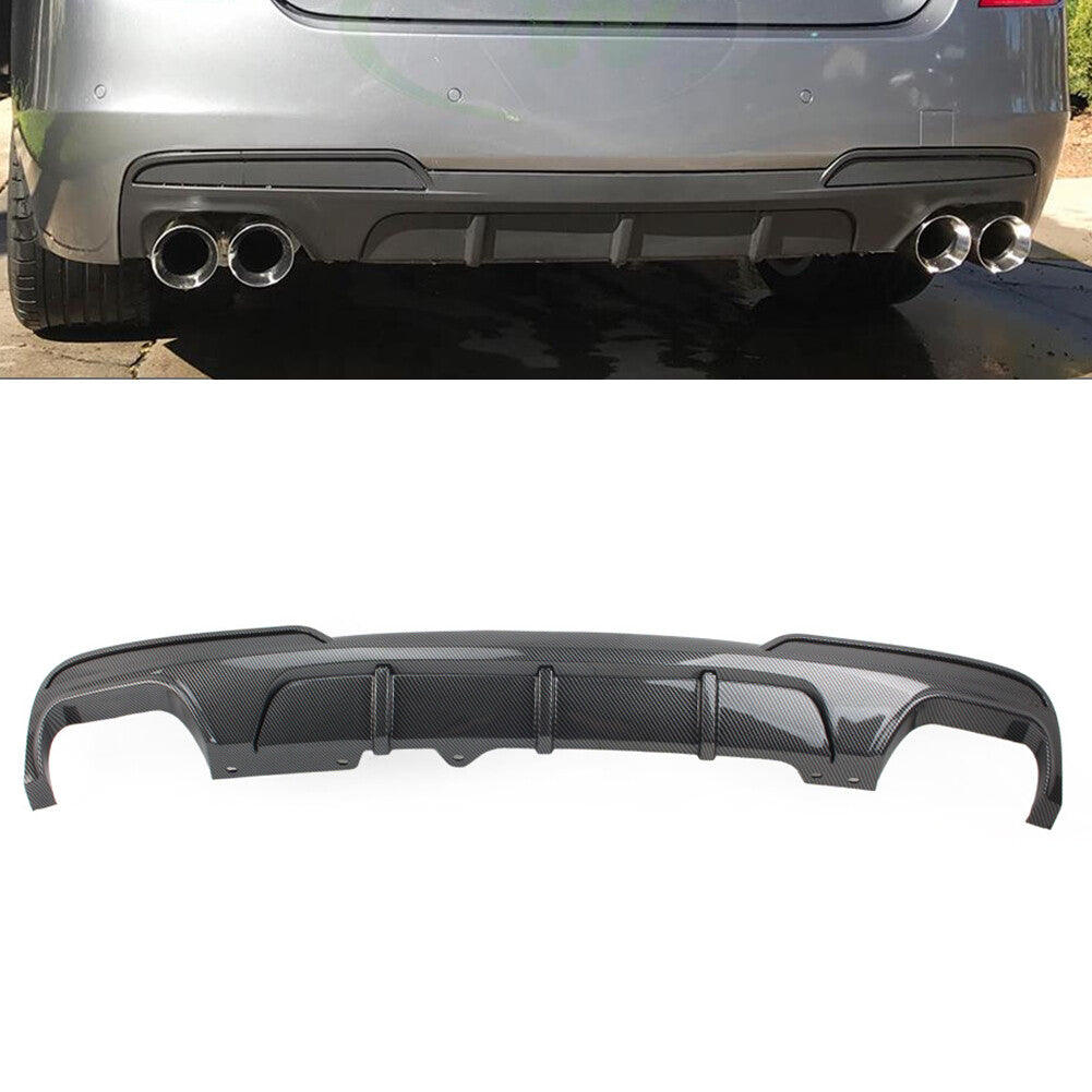 Rear Bumper Diffuser Exhausts Lip FIT for BMW 5 Series F10 M Sport 2011-2016